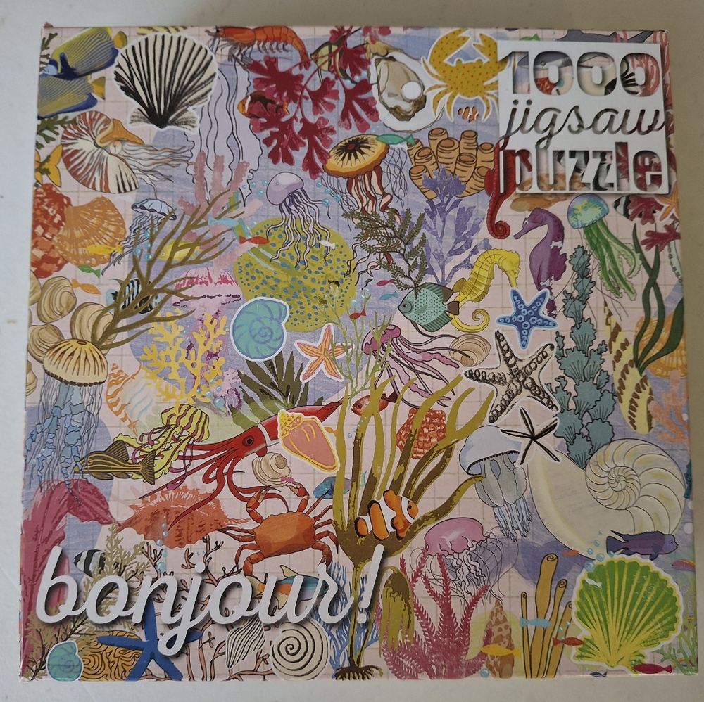 NWOT Colorful Underwater 1000 Pc Jigsaw Puzzle
